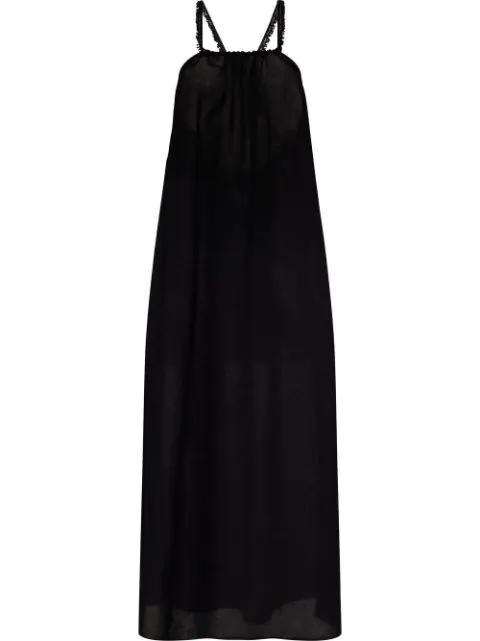fringed-strap maxi dress by BOTEH