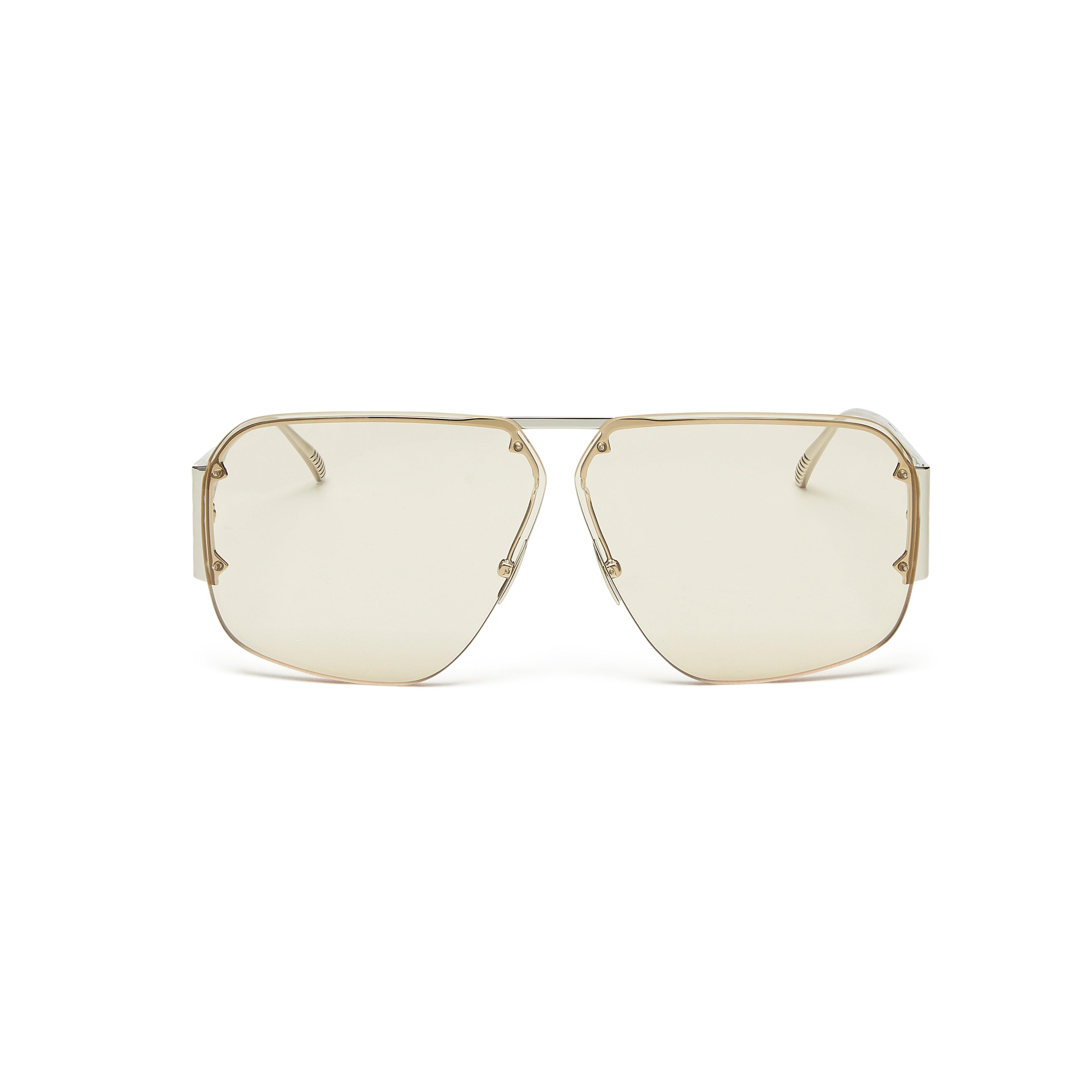 Bottega Veneta Women's Aviator Sunglasses (Gold) by BOTTEGA