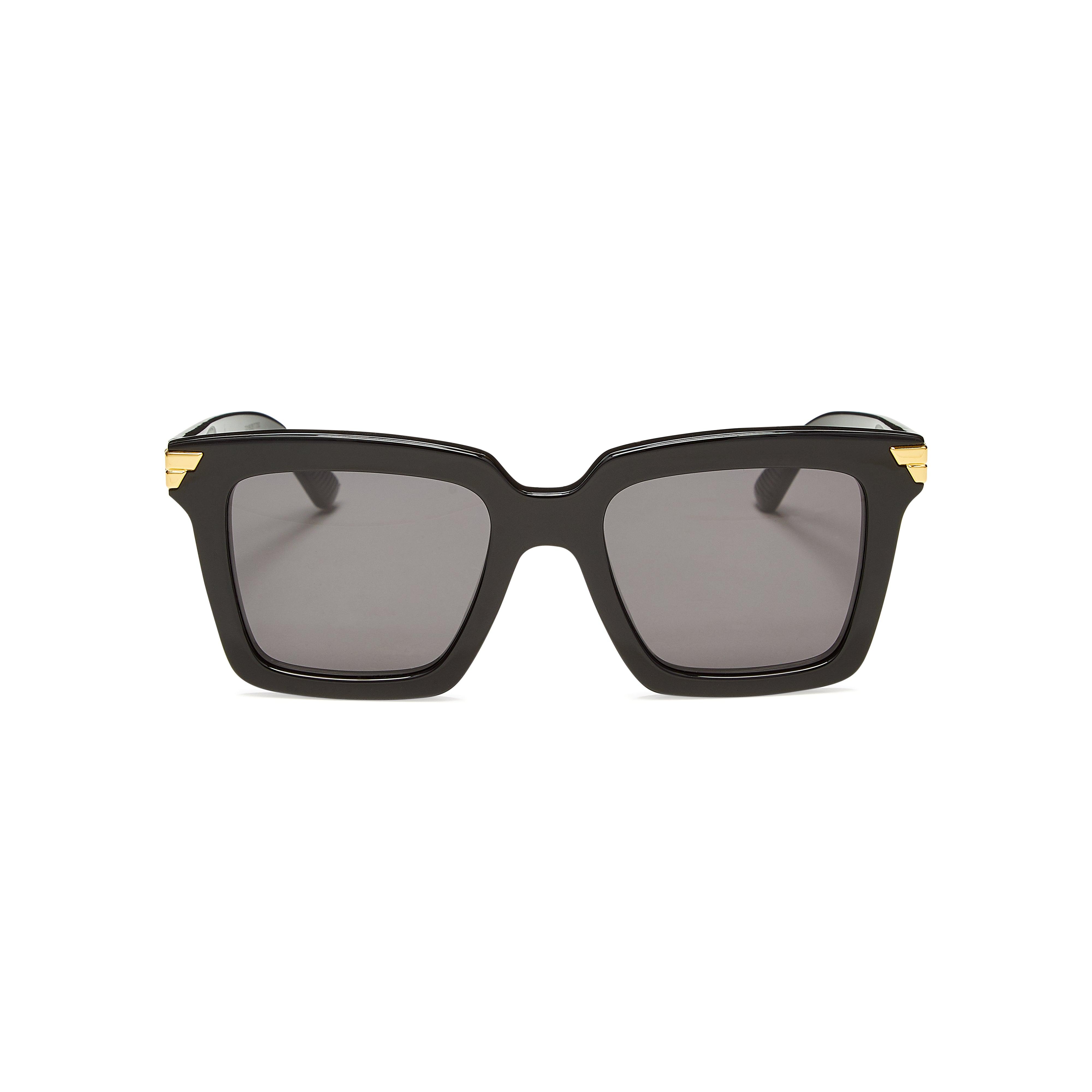 Bottega Veneta Women's Square Sunglasses (Black) by BOTTEGA