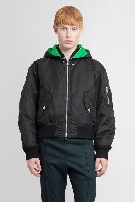 Bottega veneta men's black bomber