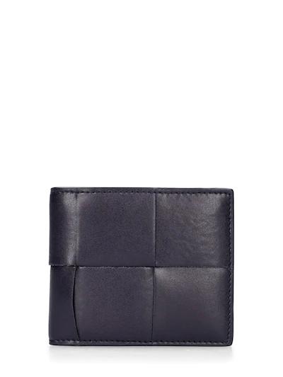 Maxi Intreccio leather billfold wallet by BOTTEGA VENETA