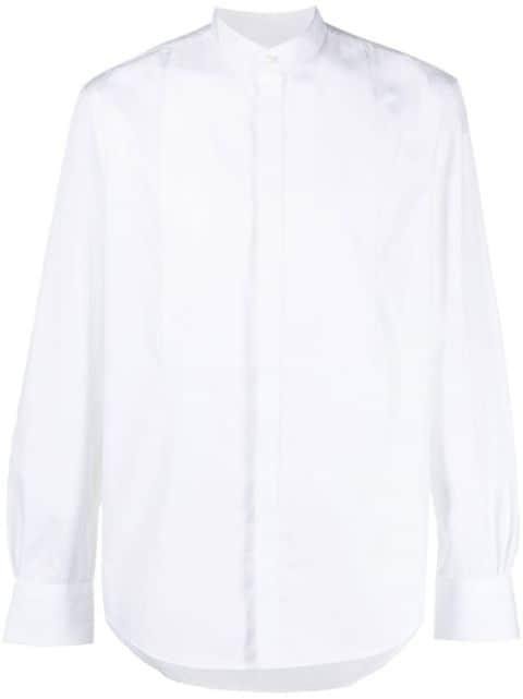 collarless button-up shirt by BOURRIENNE