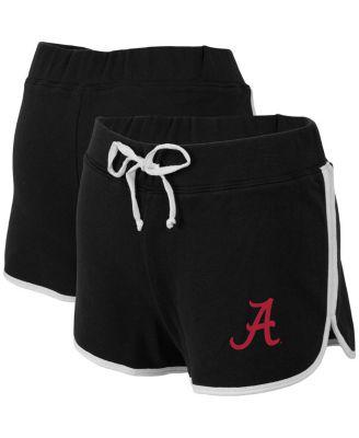 Women's Black Alabama Crimson Tide Relay French Terry Shorts by BOXERCRAFT