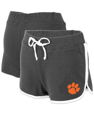 Women's Charcoal Clemson Tigers Relay French Terry Shorts by BOXERCRAFT
