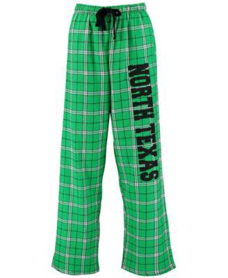 Women's Kelly Green North Texas Mean Green Flannel Pajama Pants by BOXERCRAFT