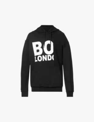 Upcycled relaxed-fit cotton-jersey hoody by BOY LONDON