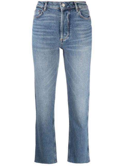 high-rise Dempsey straight-leg jeans by BOYISH