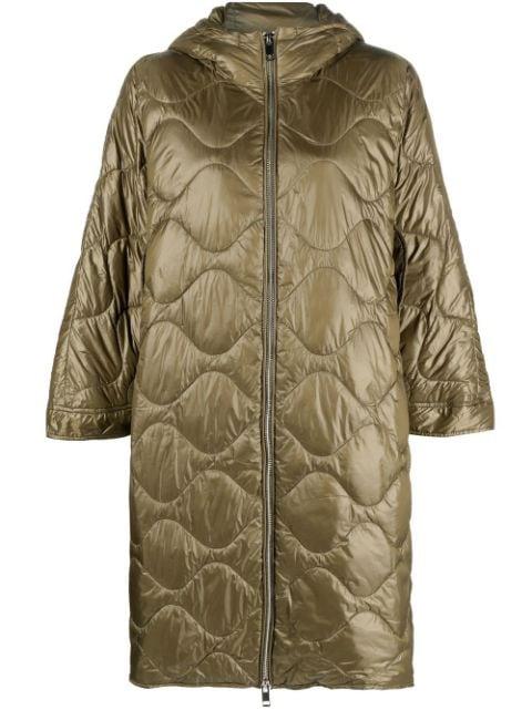 padded quilted coat by BPD
