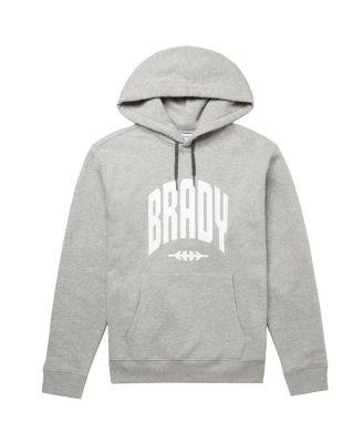 Men's Gray Varsity Pullover Hoodie by BRADY
