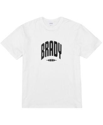 Men's White Varsity T-shirt by BRADY