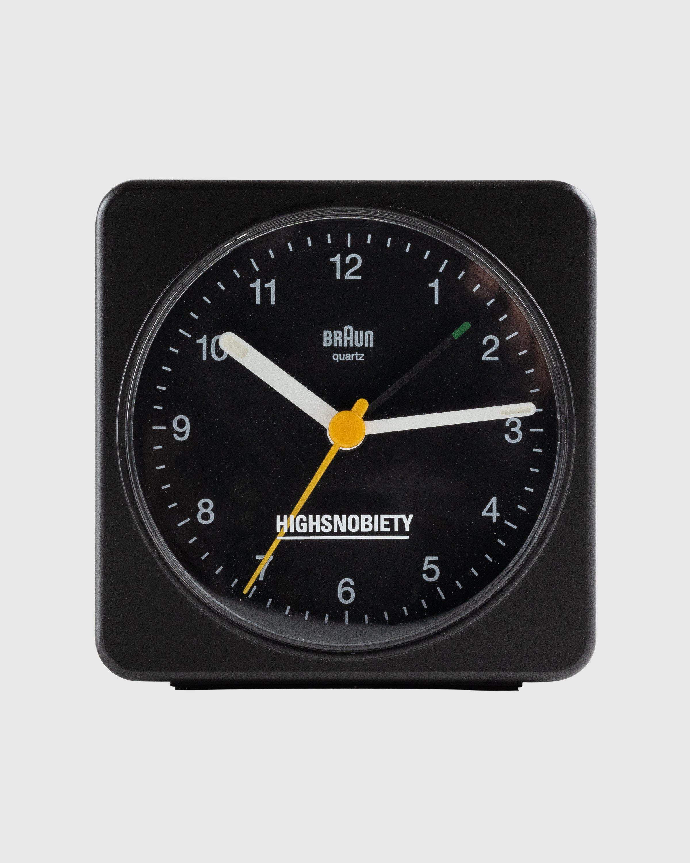 BRAUN x Highsnobiety – BC03 Classic Analogue Alarm Clock Black by BRAUN X HIGHSNOBIETY
