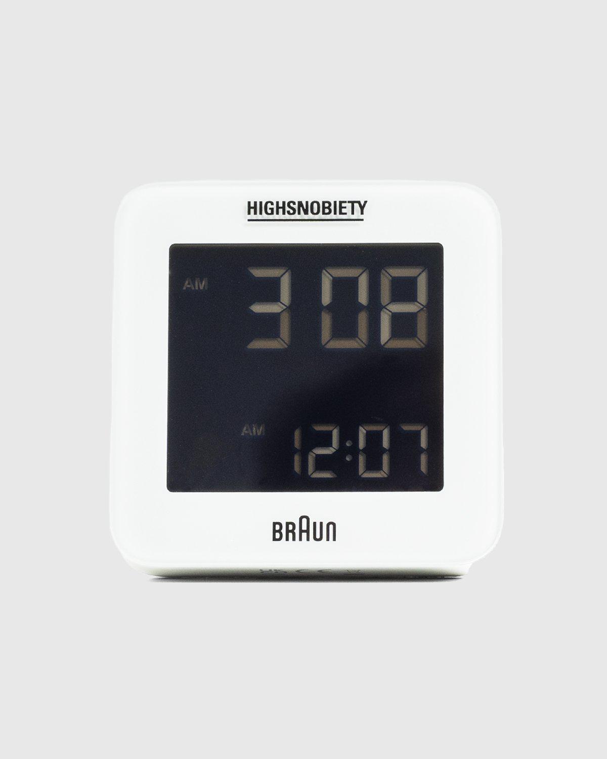 BRAUN x Highsnobiety – BC09 Digital Alarm Clock Grey by BRAUN X HIGHSNOBIETY