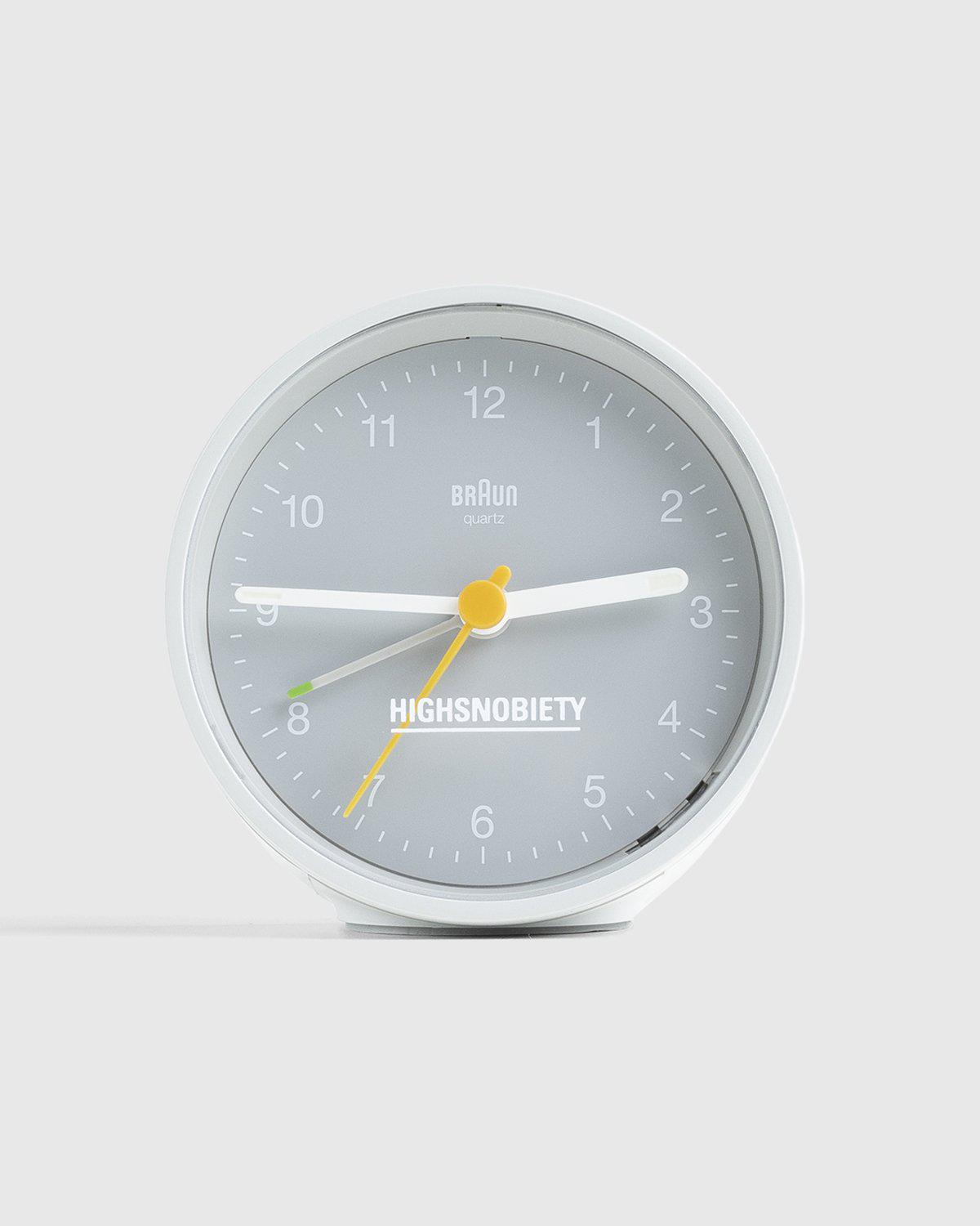 BRAUN x Highsnobiety – BC12 Classic Alarm Clock Grey by BRAUN X HIGHSNOBIETY
