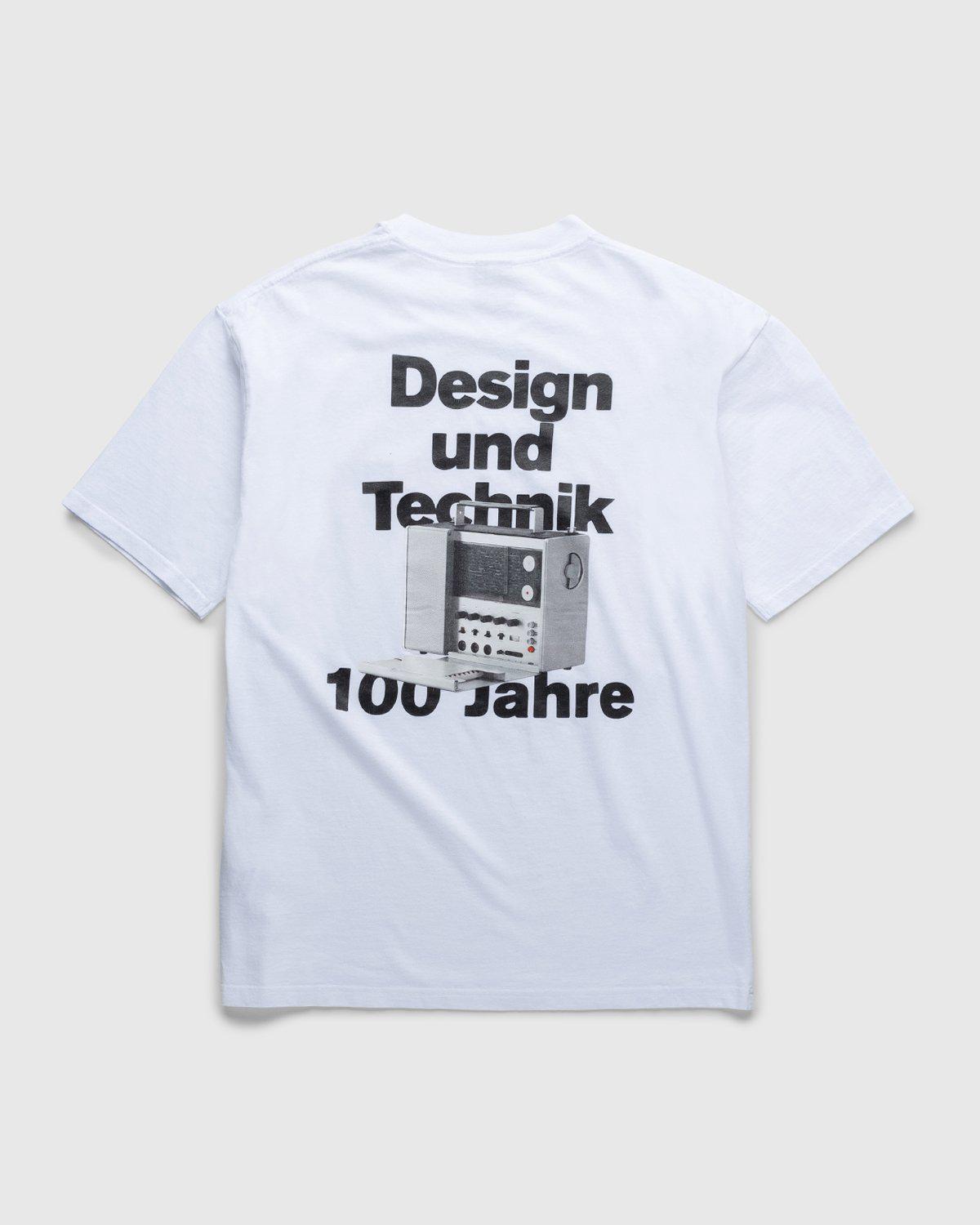BRAUN x Highsnobiety – Design und Technik T-Shirt White by BRAUN X HIGHSNOBIETY