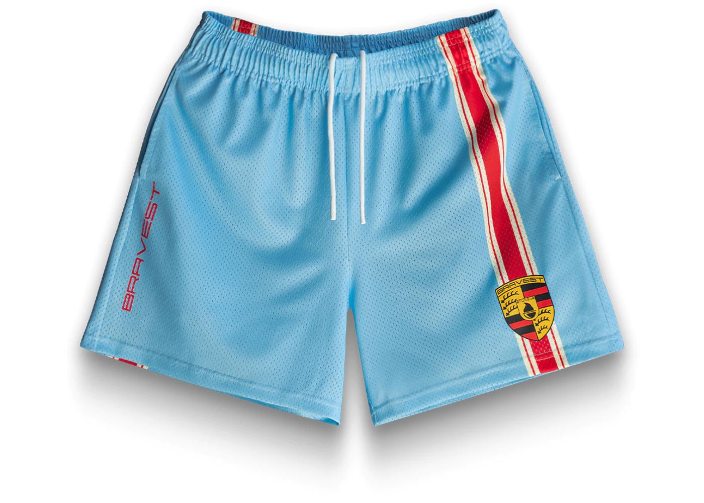 Racing Shorts Blue by BRAVEST STUDIOS