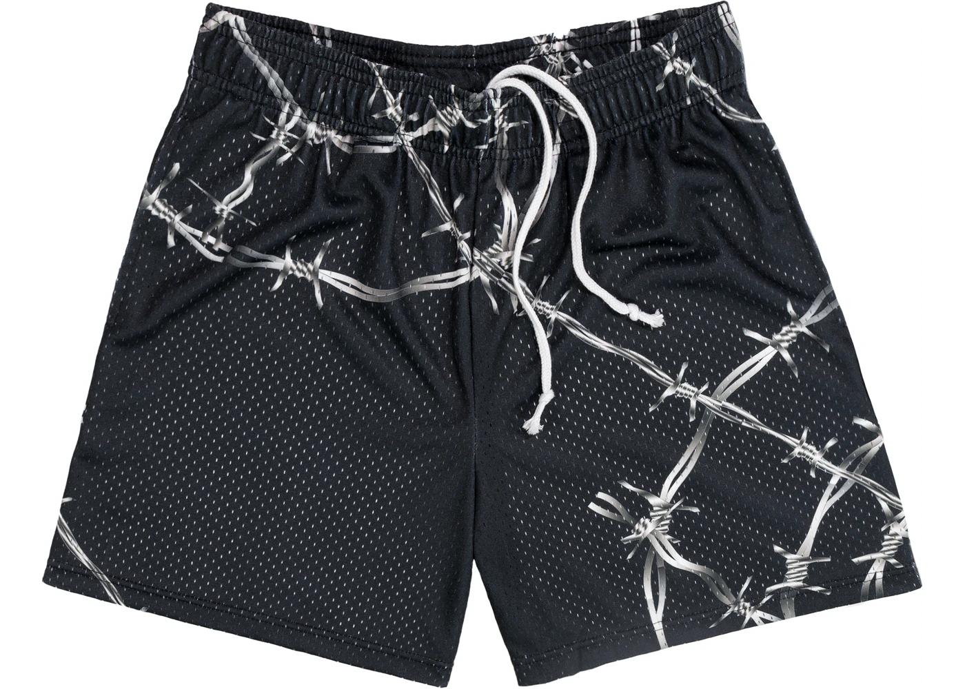 Steel Spiral Wire Shorts Black by BRAVEST STUDIOS