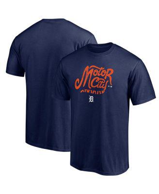 Men's Navy Detroit Tigers Local T-shirt by BREAKINGT