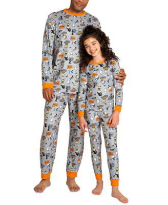 Men's Peanuts Halloween Pajamas Set by BRIEFLY STATED