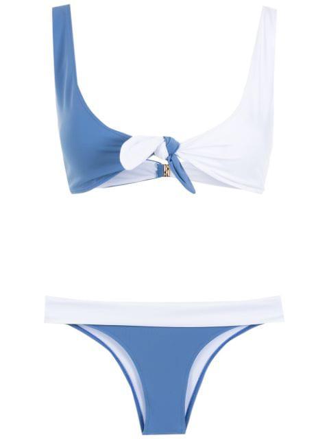 two-tone design bikini set by BRIGITTE