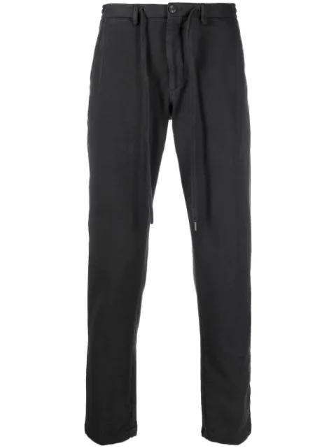 drawstring-waist tapered trousers by BRIGLIA 1949