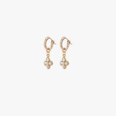Gold Vermeil Ginny Huggie Earrings by BRINKER&ELIZA
