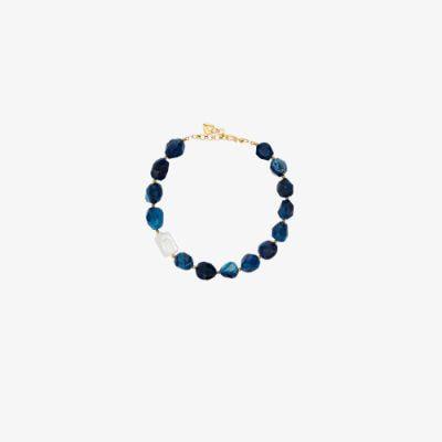 blue Anna stone necklace by BRINKER&ELIZA