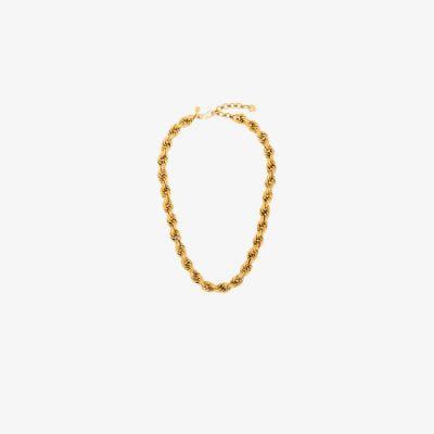 gold-plated Spiral Staircase necklace by BRINKER&ELIZA