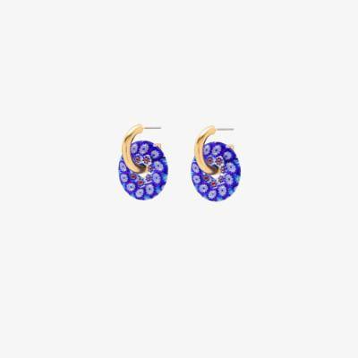 gold-plated mini donut hoop earrings by BRINKER&ELIZA