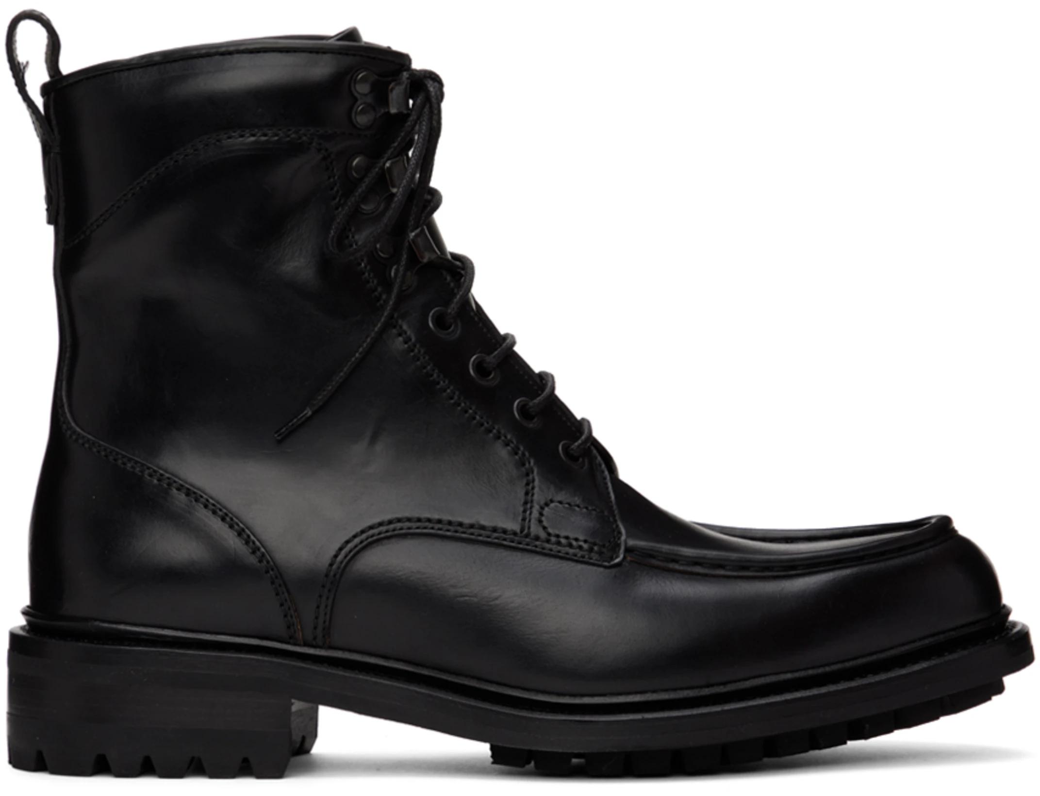 Black Leather Boots by BRIONI