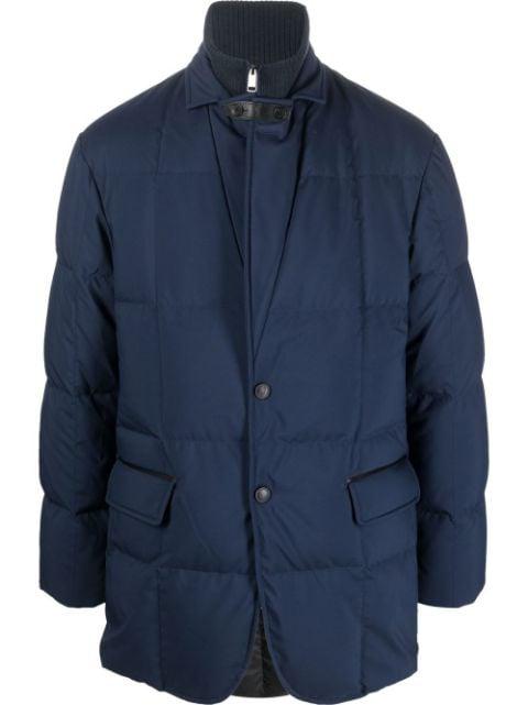 padded single-breasted jacket by BRIONI