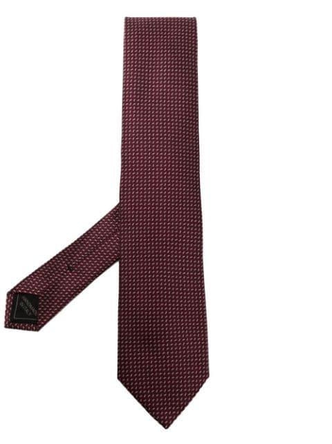pointed silk tie by BRIONI
