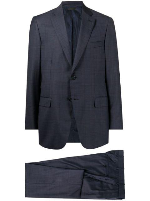 Single-breasted two-piece suit Farfetch Kleidung Anzüge 