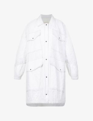 Scout quilted oversized-fit woven coat by BROGGER