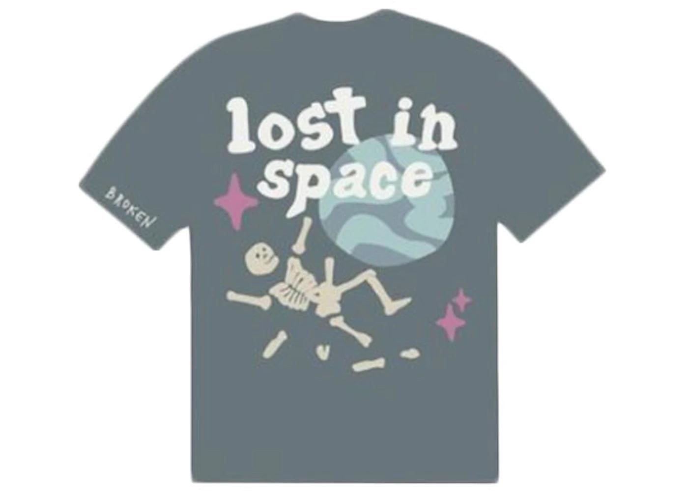 Lost in Space T-shirt Blue by BROKEN PLANET MARKET