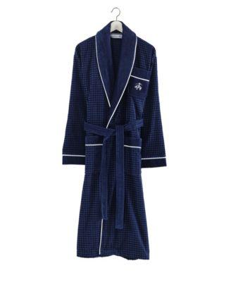 Waffle Terry Bathrobe Collection by BROOKS BROTHERS