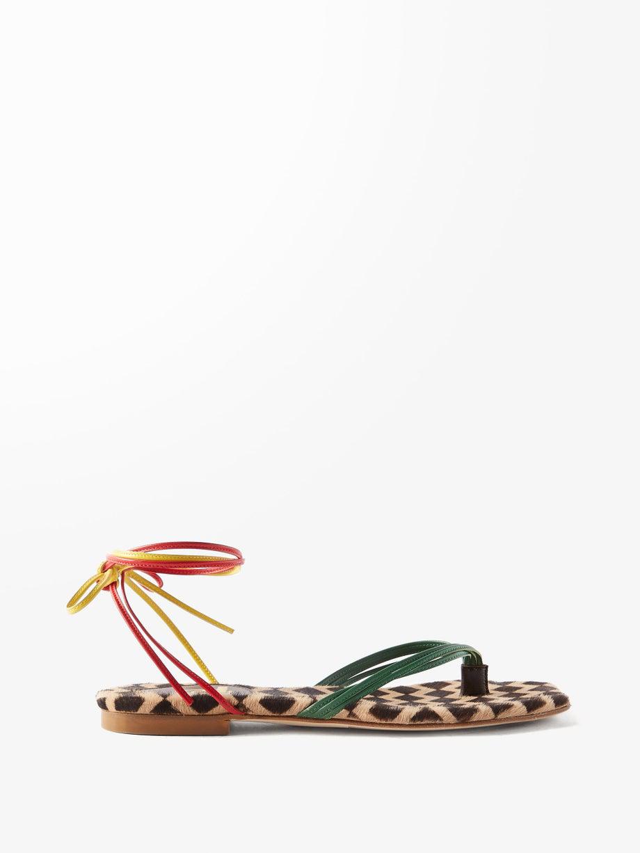 Tyla leather sandals by BROTHER VELLIES