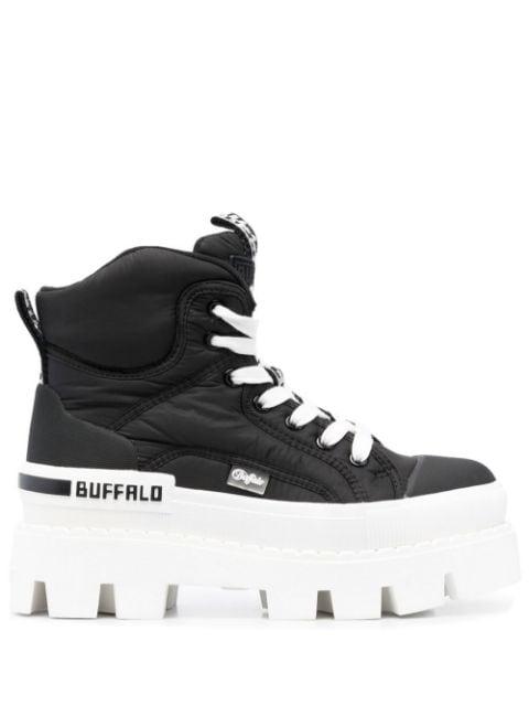 60mm chunky lace-up boots by BUFFALO