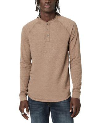 Men's Kariver Henley Long Sleeves T-shirt by BUFFALO DAVID BITTON