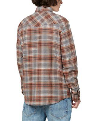 Men's Plaid Flannel Sacol Shirt by BUFFALO DAVID BITTON