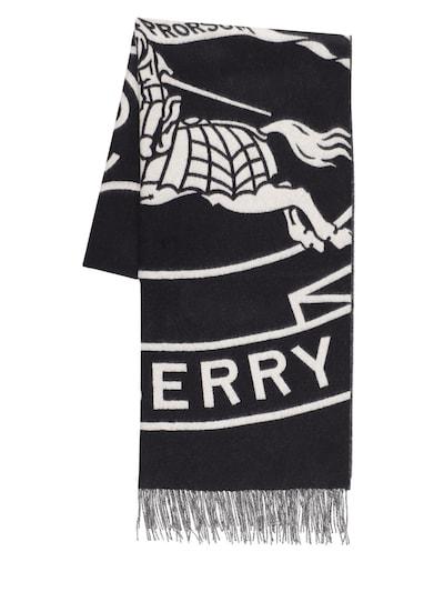 Large cashmere scarf by BURBERRY