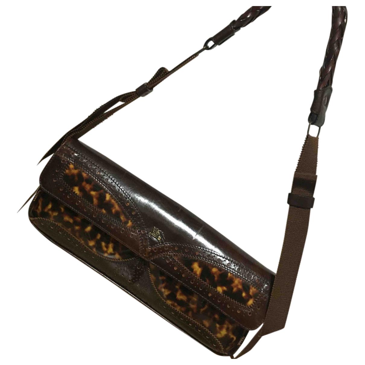 Leather handbag by BURBERRY