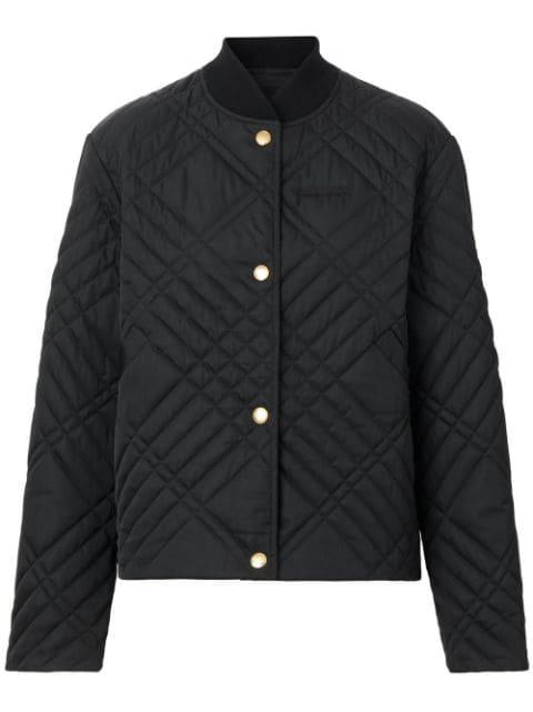 logo detail quilted lightweight jacket by BURBERRY