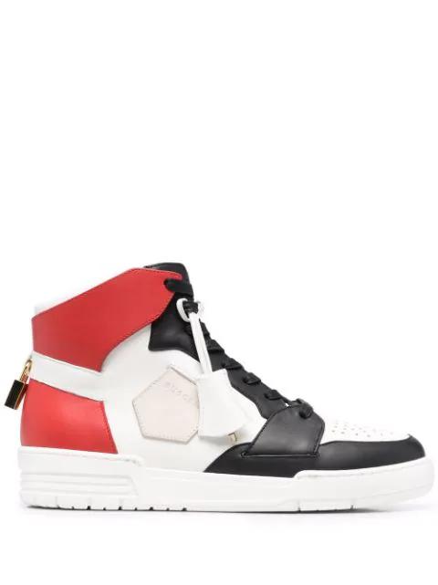 lace-up high-top trainers by BUSCEMI