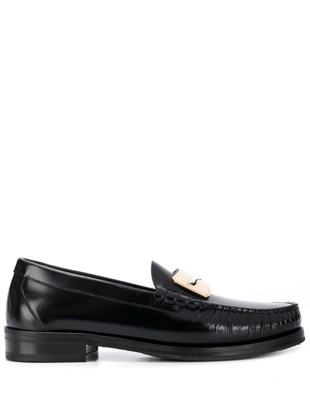 plaque embellished loafers by BUSCEMI