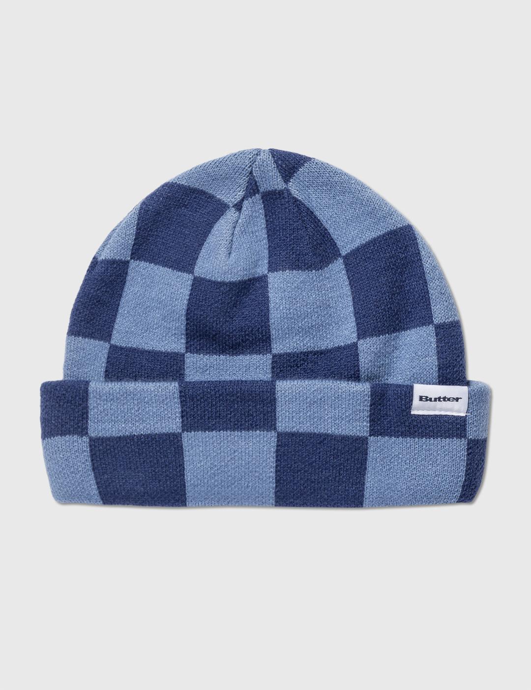Checkered Beanie by BUTTER GOODS