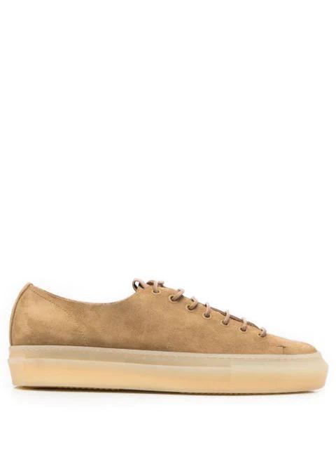lace-up suede trainers by BUTTERO