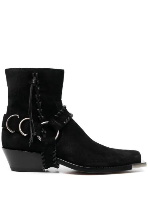 square-toe 55mm ankle boots by BUTTERO