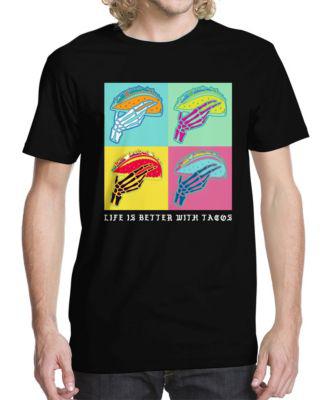 Men's Better with Tacos Graphic T-shirt by BUZZ SHIRTS