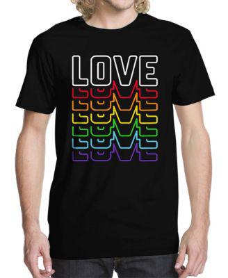 Men's Neon Love Graphic T-shirt by BUZZ SHIRTS