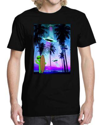 Men's Tropical Space Graphic T-shirt by BUZZ SHIRTS